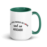 Vegan Love Avocado Mug