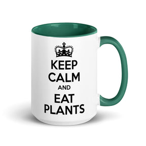 Keep Calm Eat Plants Mug