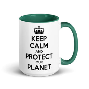 Keep Calm Protect The Planet Mug