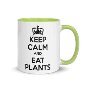 Keep Calm Eat Plants Mug