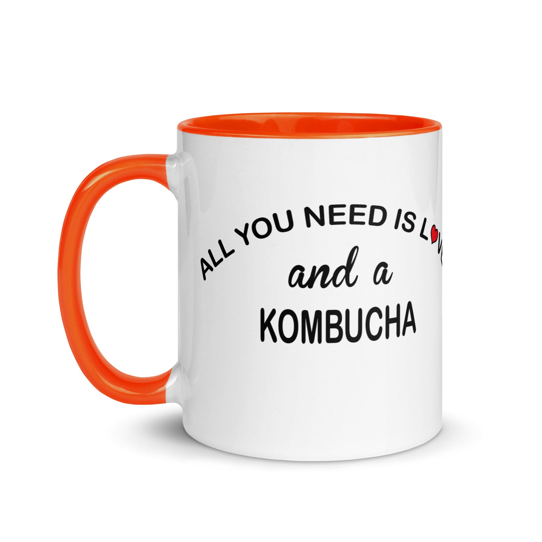 ALL YOU NEED IS LOVE KOMBUCHA Mug with Color Inside