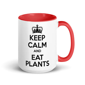 Keep Calm Eat Plants Mug