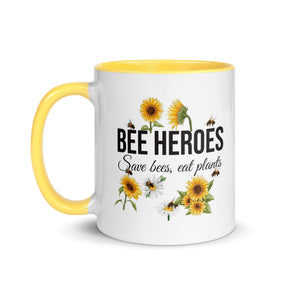 Bee Heroes Mug with Color Inside