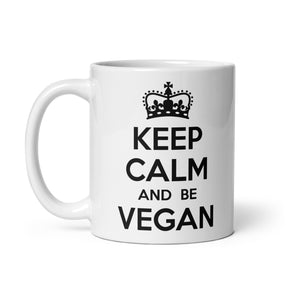 Vegan White glossy mug