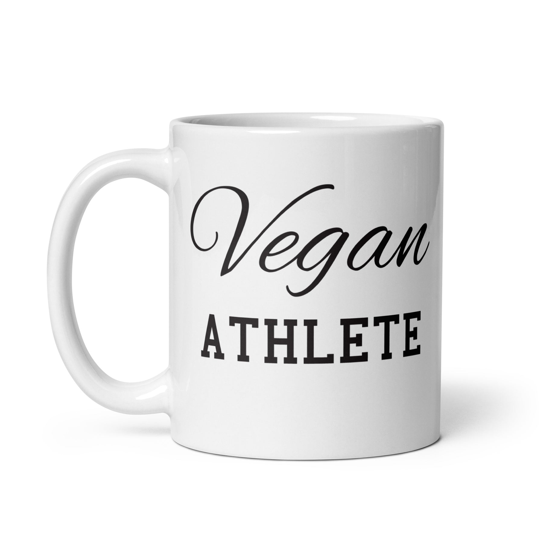 VEGAN ATHLETE White glossy mug