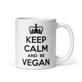 Vegan White glossy mug