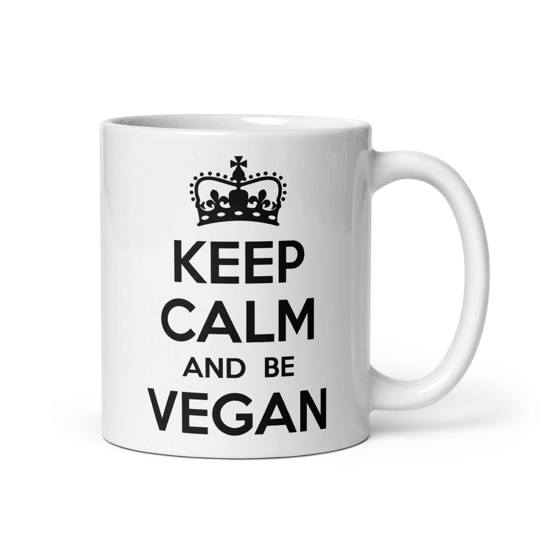 Vegan White glossy mug