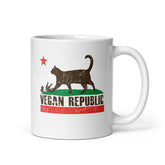 VEGAN REPUBLIC White glossy mug