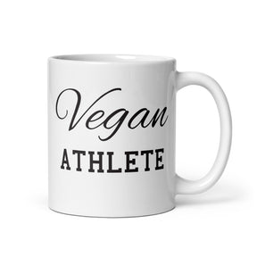 VEGAN ATHLETE White glossy mug