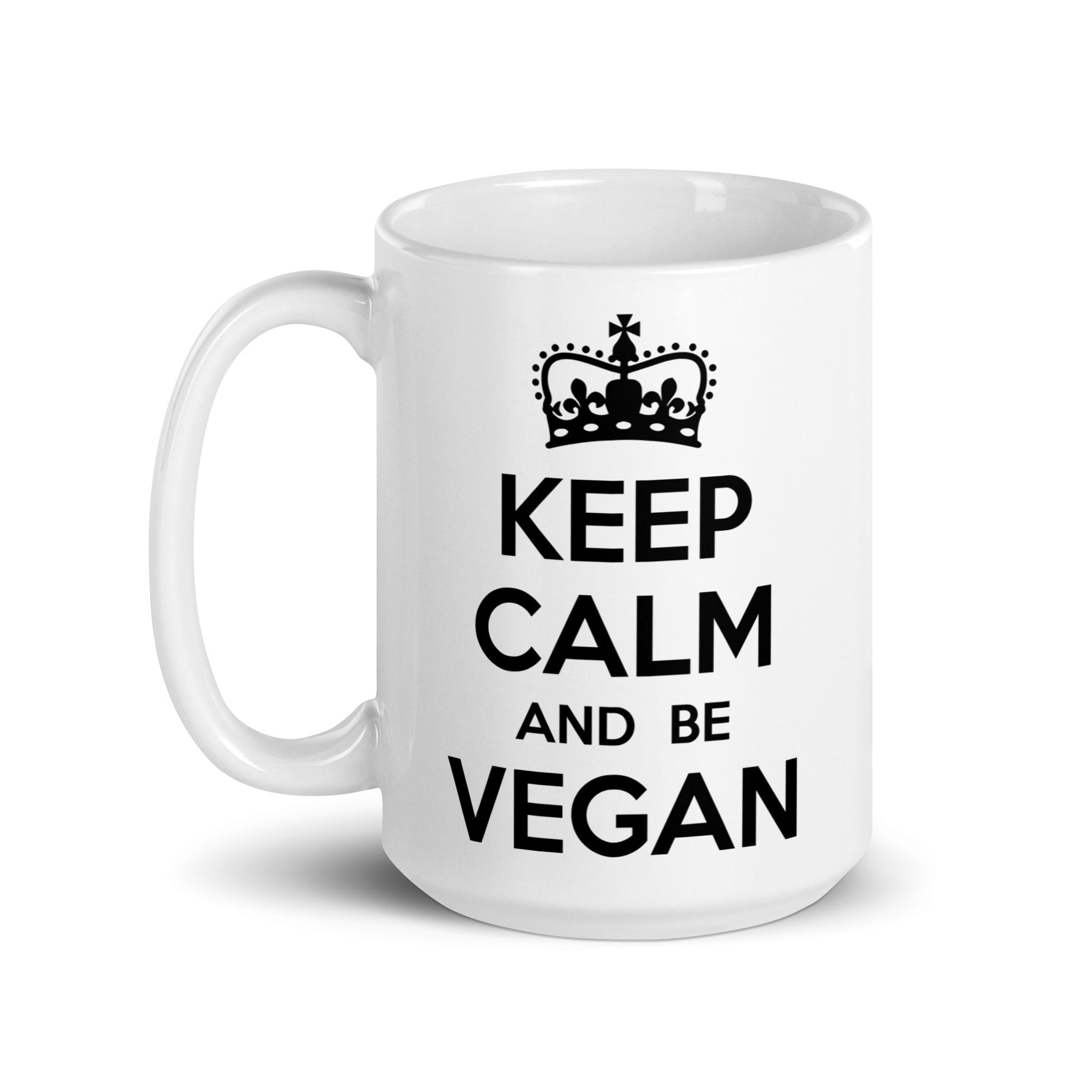 Vegan White glossy mug