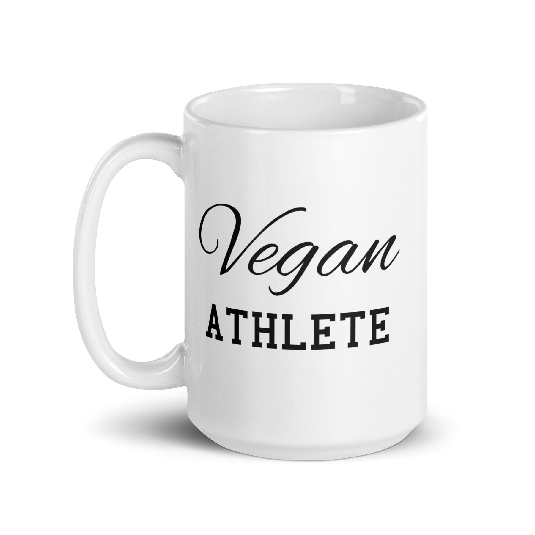 VEGAN ATHLETE White glossy mug