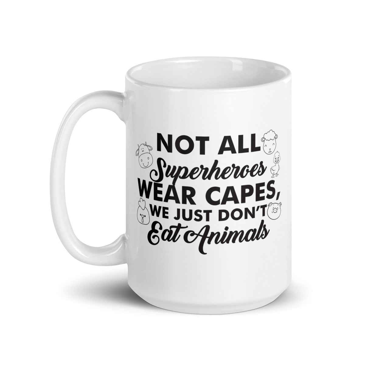 Wear Capes White Glossy Mug