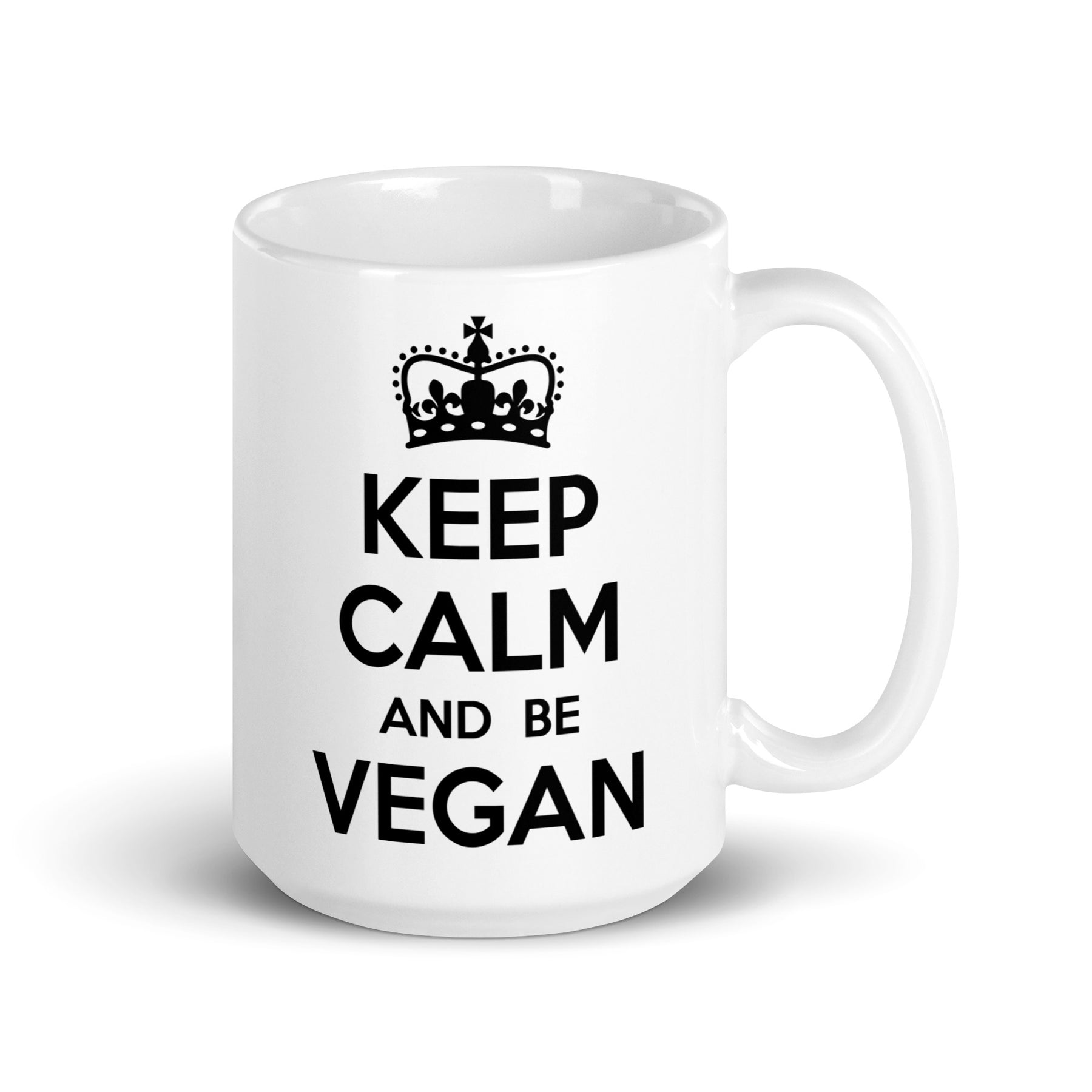 Vegan White glossy mug