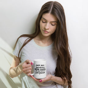 Wear Capes White Glossy Mug