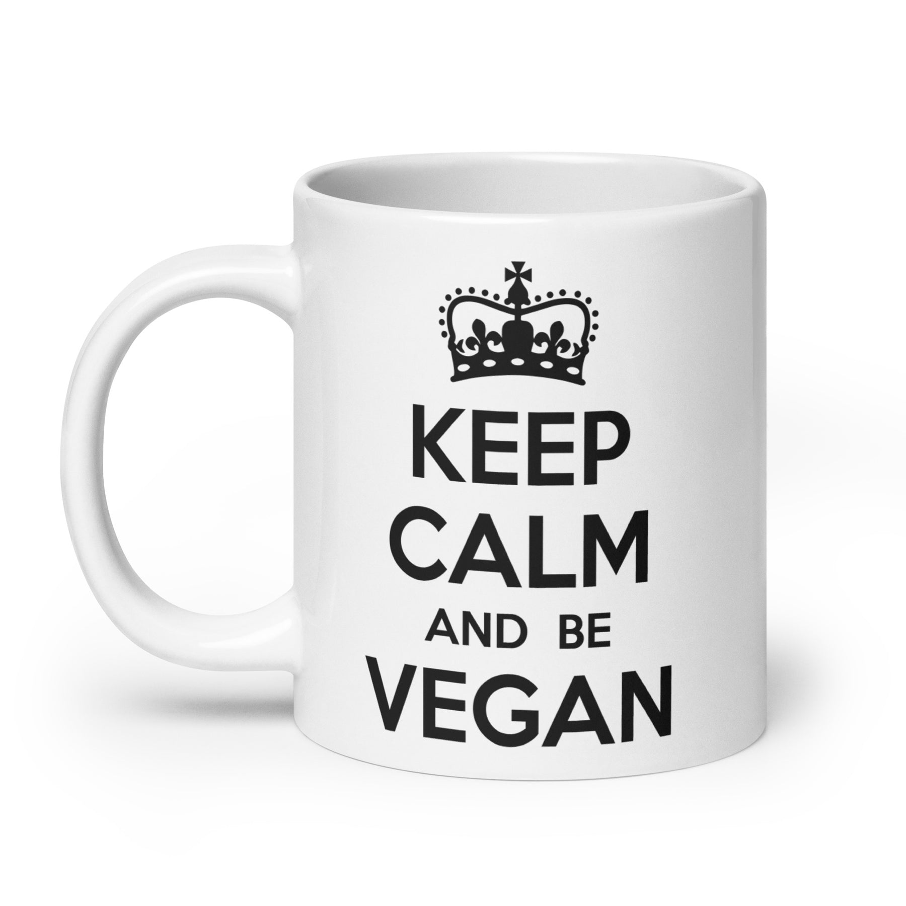 Vegan White glossy mug