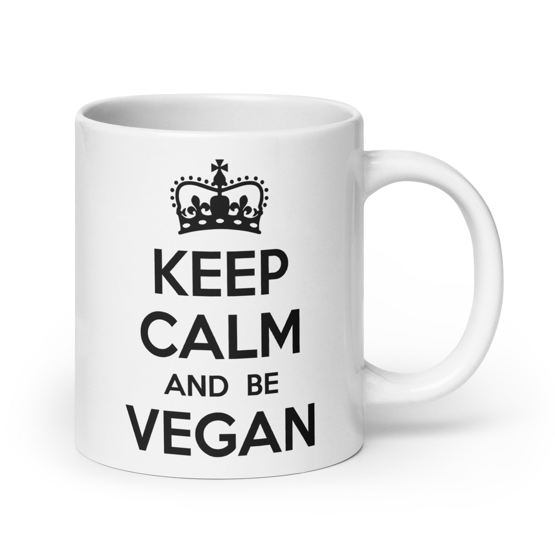 Vegan White glossy mug