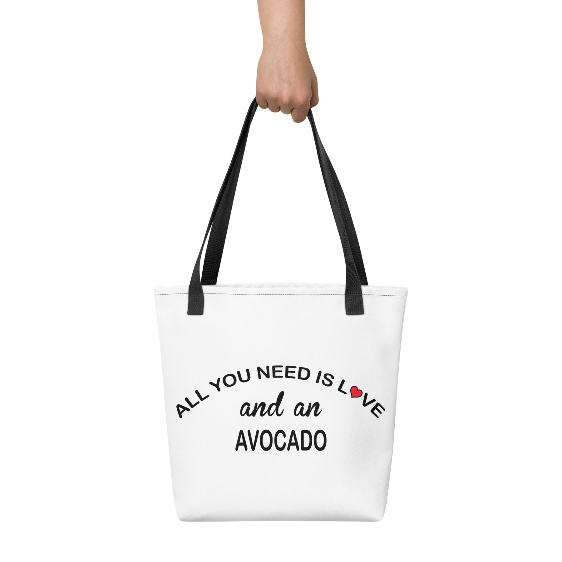 All You Need Is Love Avocado Tote Bag