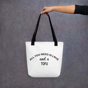 ALL YOU NEED IS LOVE...TOFU Tote bag