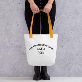 ALL YOU NEED IS LOVE...TOFU Tote bag