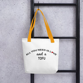 ALL YOU NEED IS LOVE...TOFU Tote bag