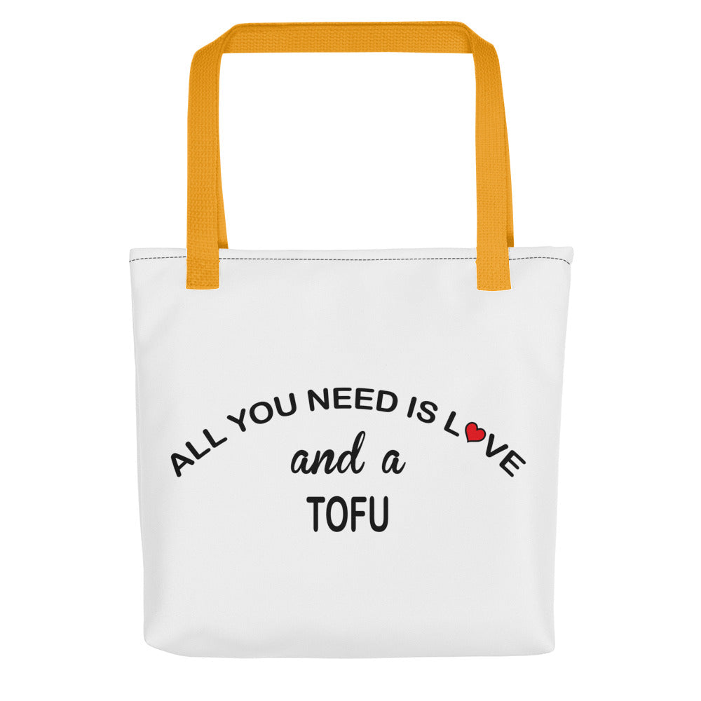 ALL YOU NEED IS LOVE...TOFU Tote bag