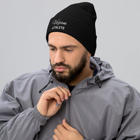 Vegan Athlete Cuffed Beanie