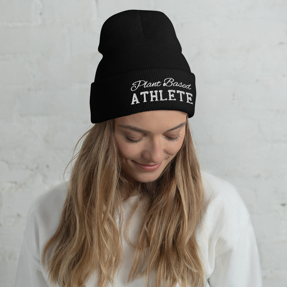 Plant Based Athlete Cuffed Beanie