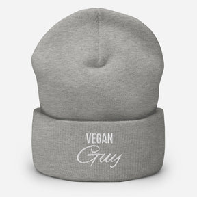 Vegan Guy Cuffed Beanie