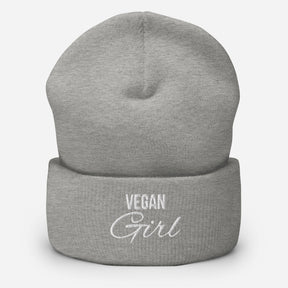 VEGAN GIRL Cuffed Beanie