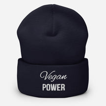 VEGAN POWER Cuffed Beanie