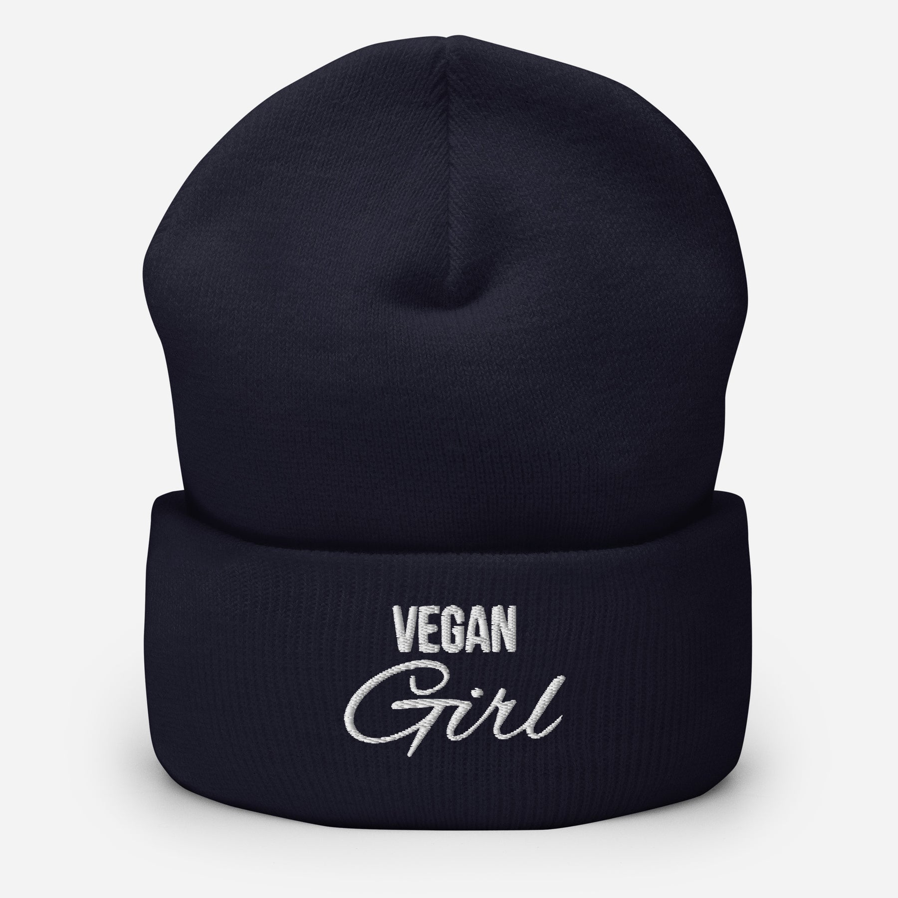 VEGAN GIRL Cuffed Beanie