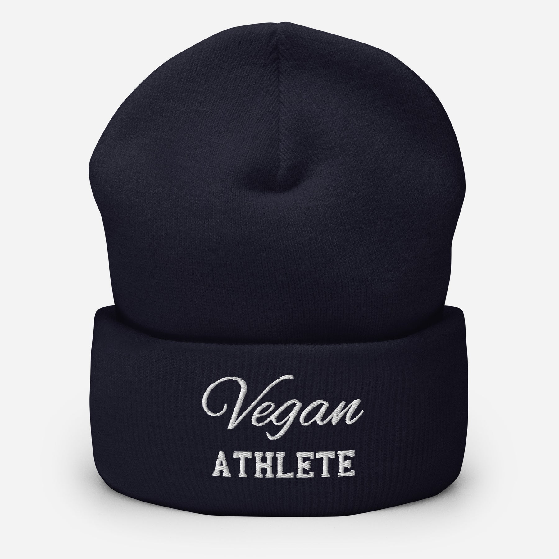 Vegan Athlete Cuffed Beanie