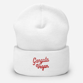 Gangsta Vegan Cuffed Beanie