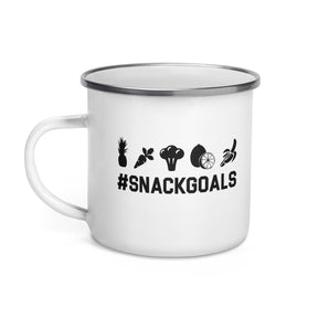 SNACK GOALS Enamel Mug