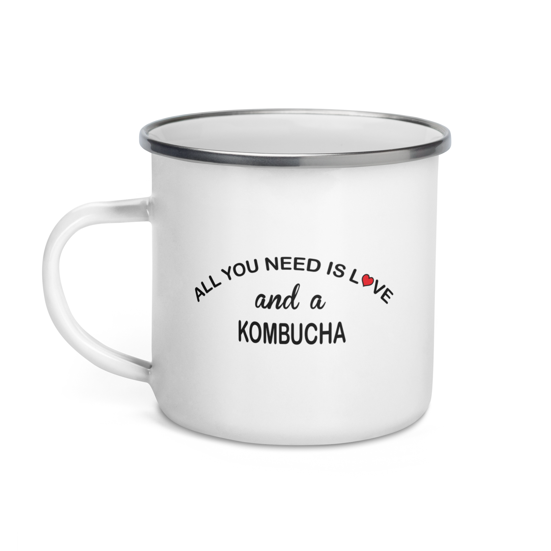 ALL YOU NEED IS LOVE KOMBUCHA Enamel Mug