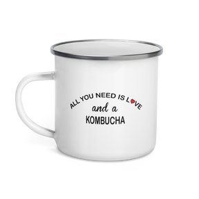 ALL YOU NEED IS LOVE KOMBUCHA Enamel Mug