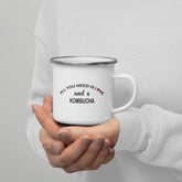 ALL YOU NEED IS LOVE KOMBUCHA Enamel Mug