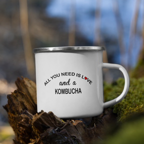 ALL YOU NEED IS LOVE KOMBUCHA Enamel Mug