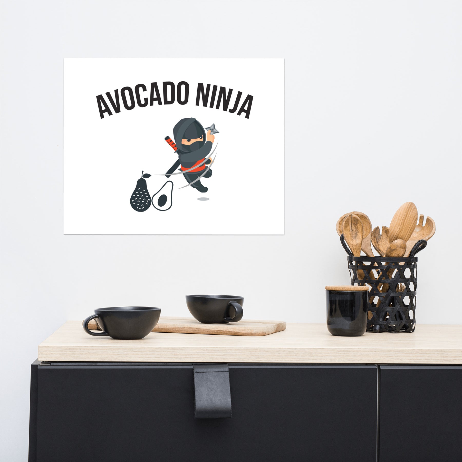 AVOCADO NINJA Poster