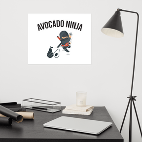 AVOCADO NINJA Poster