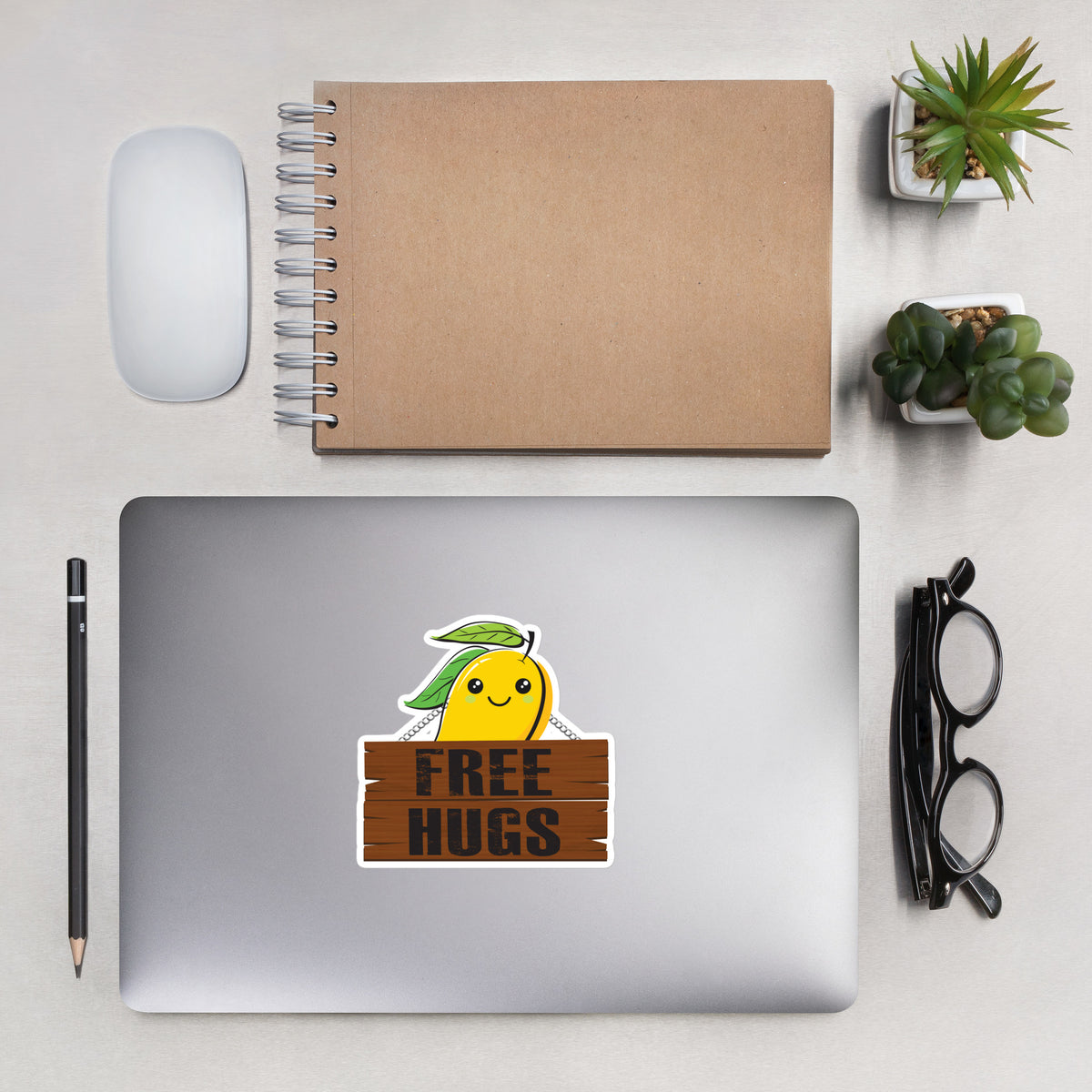 FREE HUG...MANGO Sticker