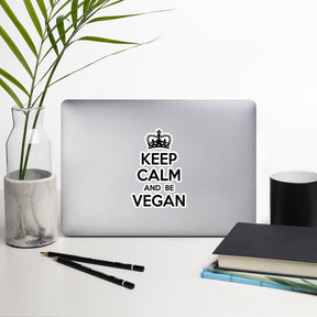 KEEP CALM BE VEGAN Sticker