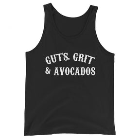 Guts Grit And Avocado Unisex Tank Top