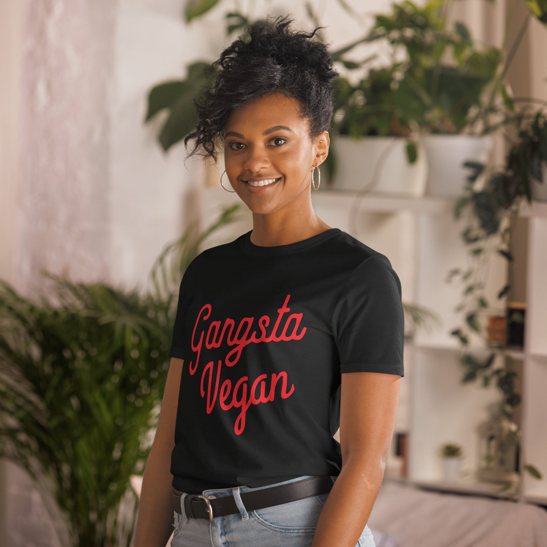 GANGSTA VEGAN Short-Sleeve T-Shirt